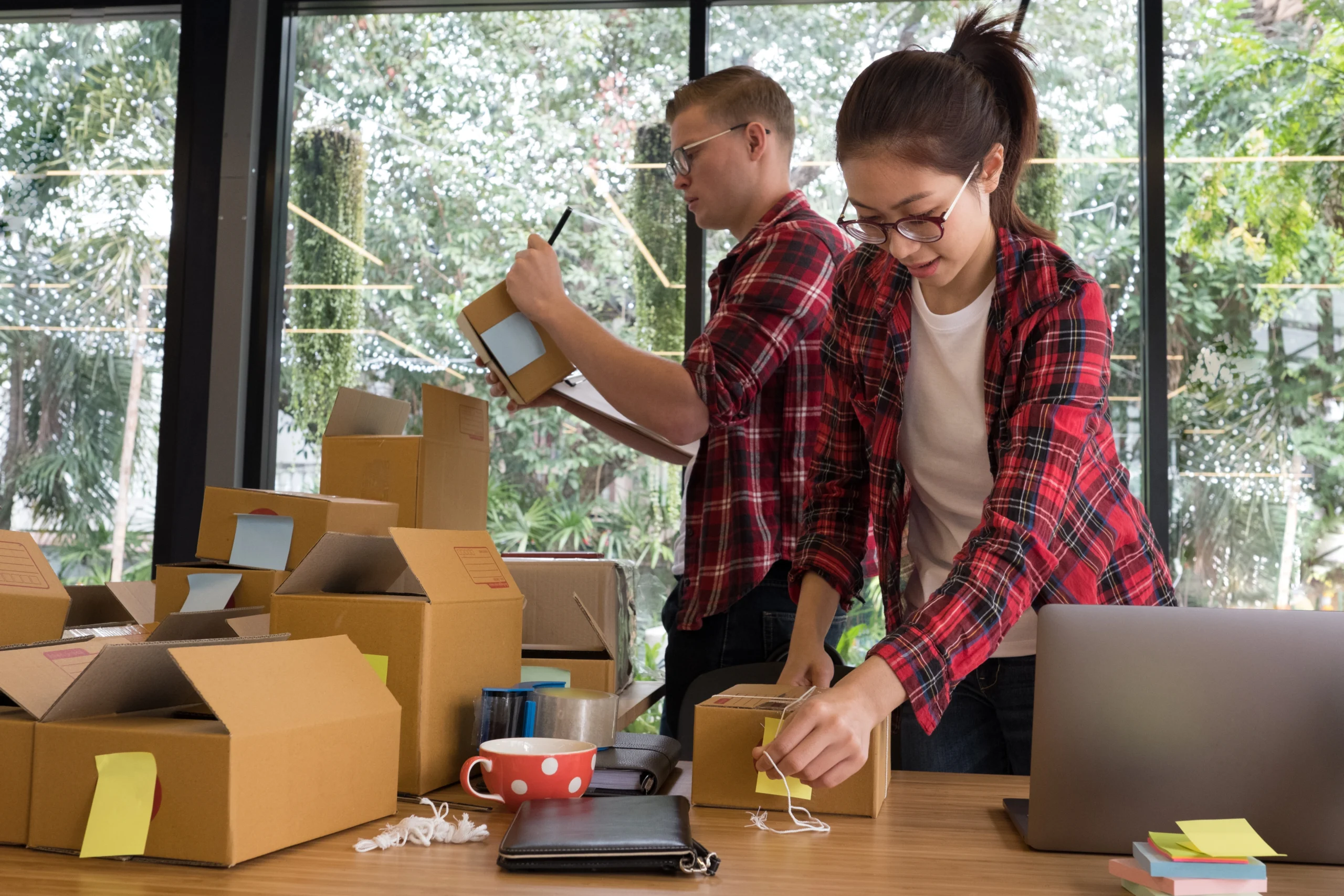 A couple package goods to send out